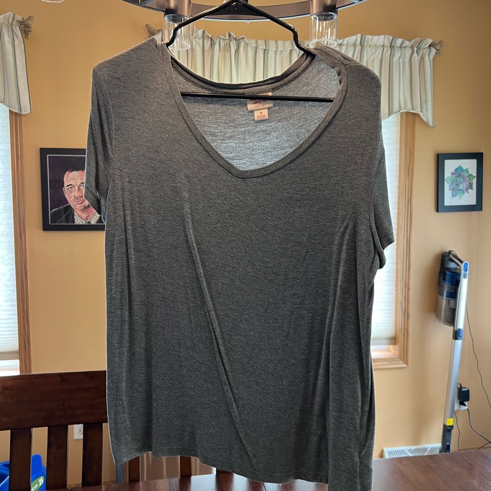 Gray loose fitting Massimo T-shirt